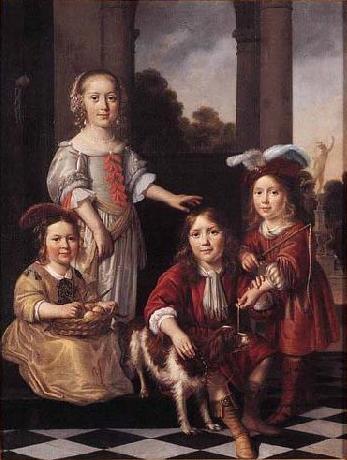 MAES, Nicolaes Portrait of Four Children